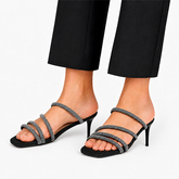BLACK SANDAL FOR WOMEN 5612635