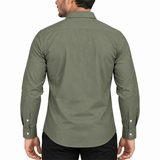 OLIVE FULL-SLEEVE SHIRTS FOR MEN 8SX0201