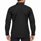 BLACK FULL-SLEEVE SHIRTS FOR MEN 8SX0620