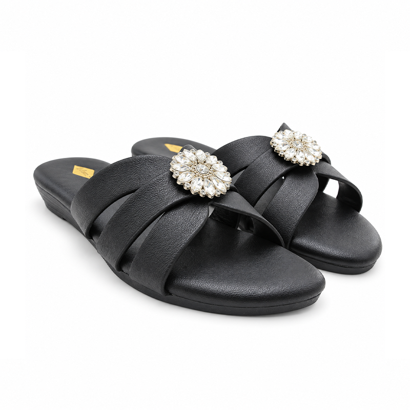 BLACK SANDAL FOR WOMEN 5611611
