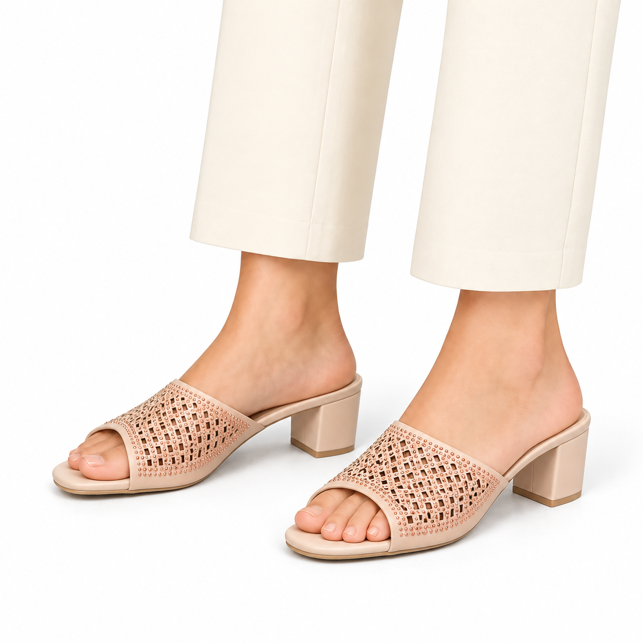 BEIGE SANDALS FOR WOMEN 5612211