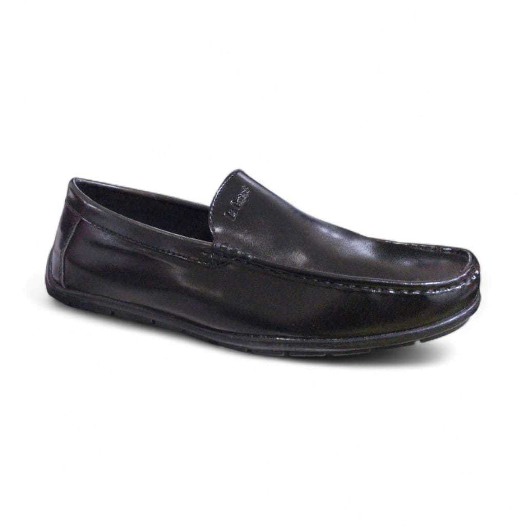 BLACK CASUAL MOCCASIN SHOE FOR MEN 8511635