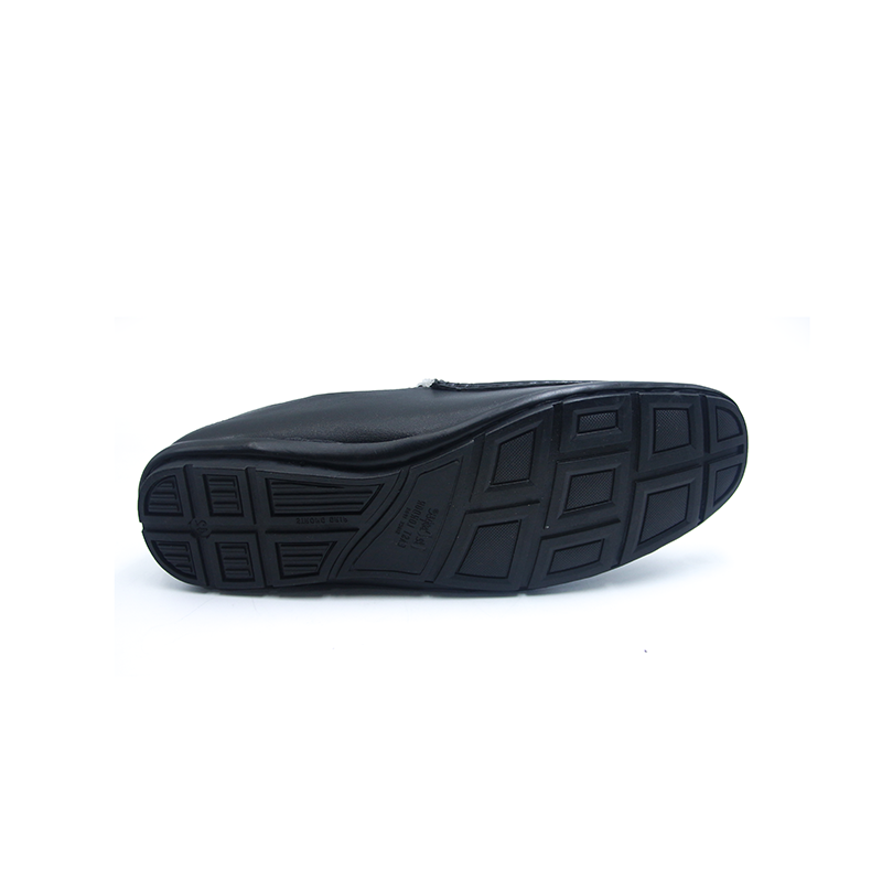 BLACK CASUAL MOCCASIN SHOE FOR MEN 8511655