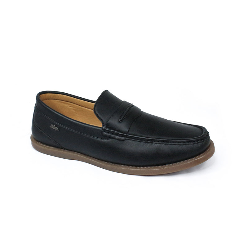 BLACK CASUAL MOCCASIN SHOE FOR MEN 8511668