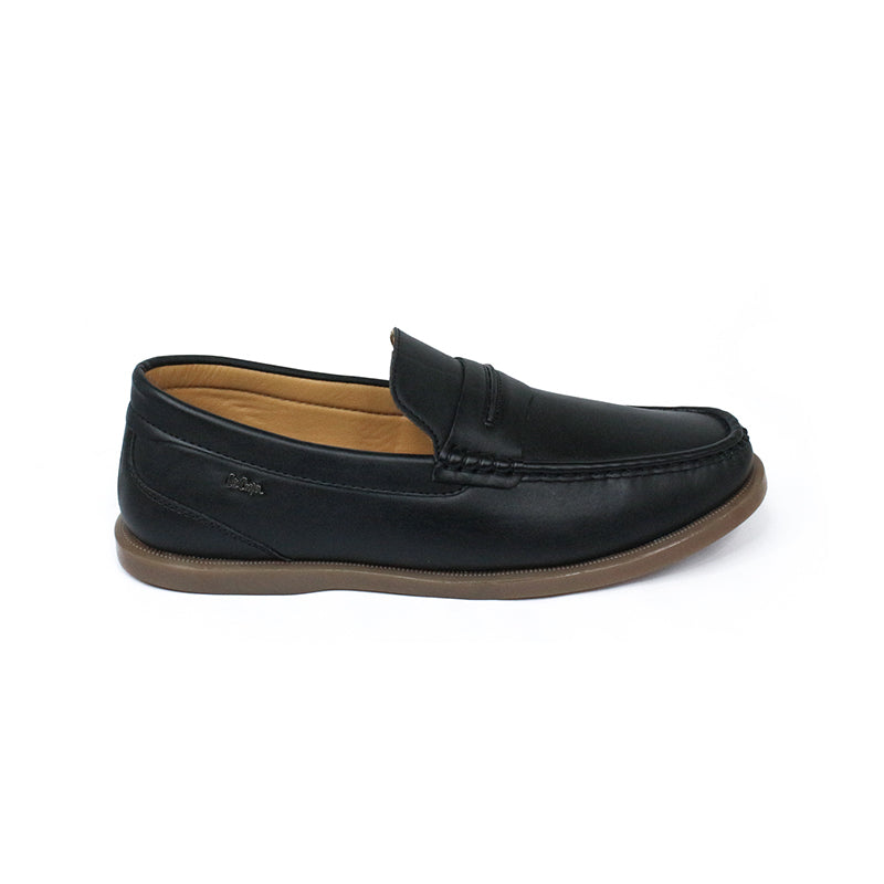 BLACK CASUAL MOCCASIN SHOE FOR MEN 8511668