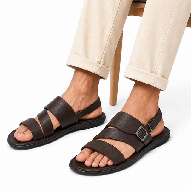 BROWN COMFORT SANDAL FOR MEN 8614446