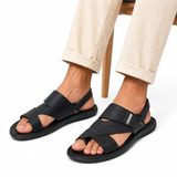 BLACK COMFORT SANDALS FOR MEN 8614628