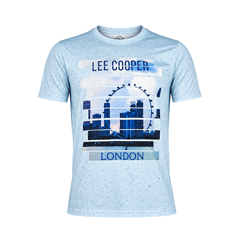 LIGHT BLUE T-SHIRTS LEISURE FOR MEN 8AE1S20