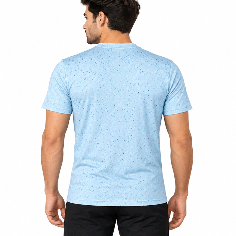 LIGHT BLUE T-SHIRTS LEISURE FOR MEN 8AE1S20