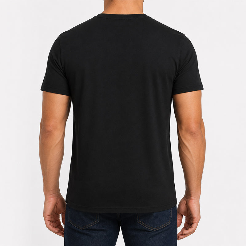 BLACK T-SHIRTS SPORTS FOR MEN 8AL1622