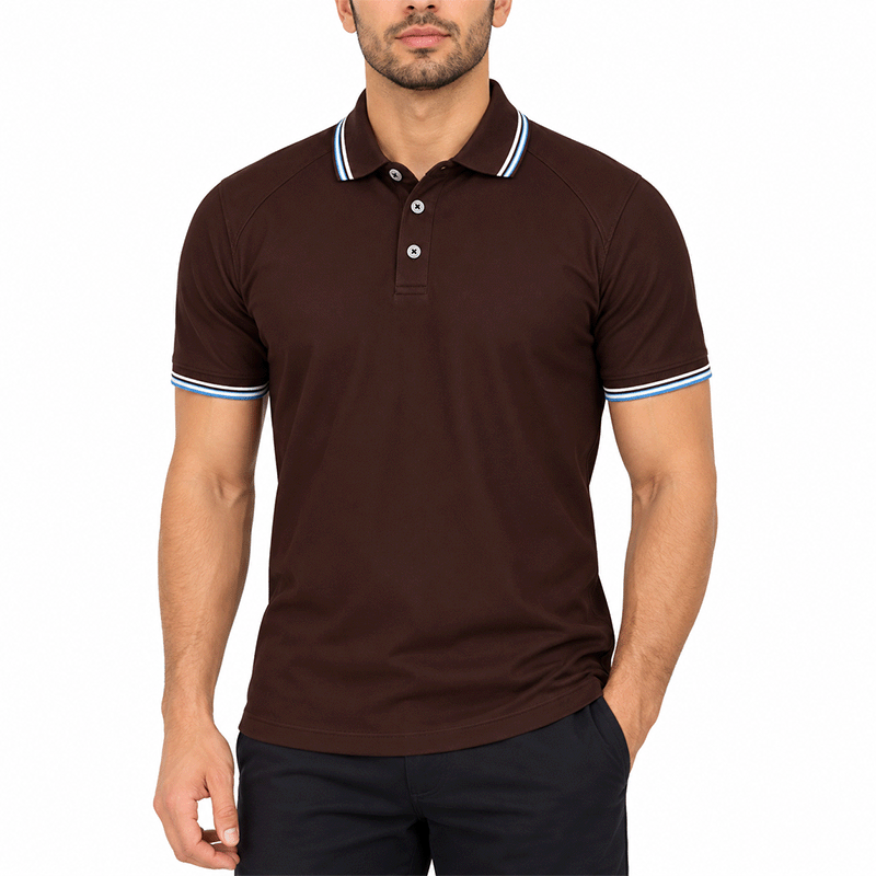 MAROON POLO SHIRTS LEISURE FOR MEN 8BE0427