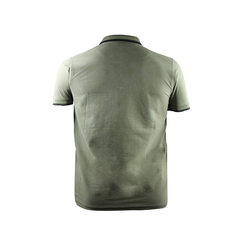 OLIVE POLO SHIRTS LEISURE FOR MEN 8BE0P28