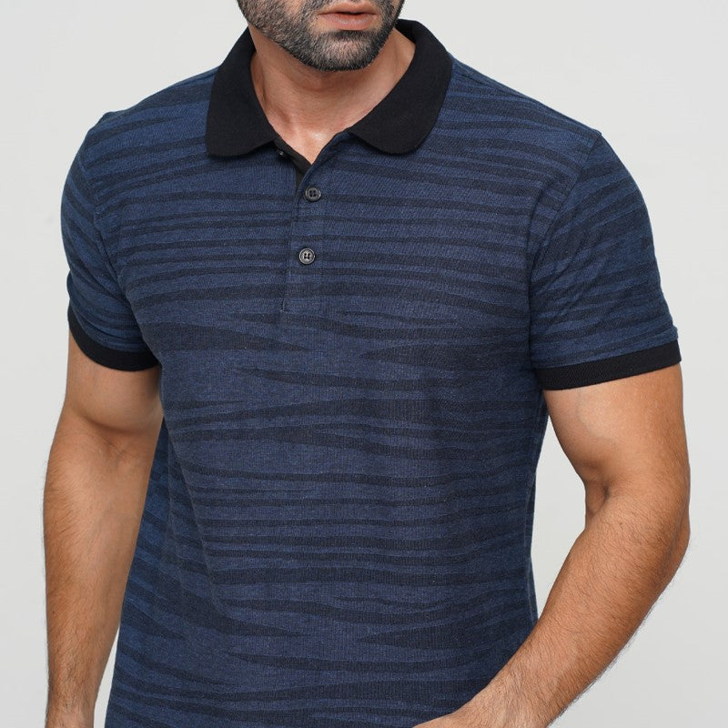 BLUE POLO SHIRTS LEISURE FOR MEN 8BE0R82