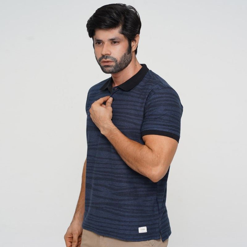 BLUE POLO SHIRTS LEISURE FOR MEN 8BE0R82
