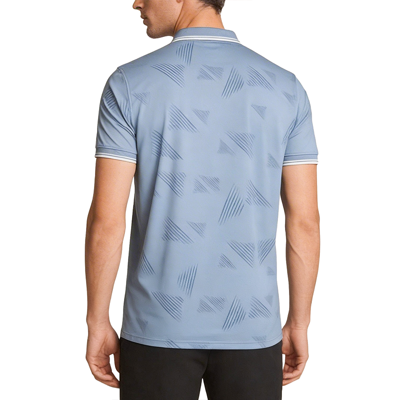 GREY POLO SHIRTS LEISURE FOR MEN 8BX0236