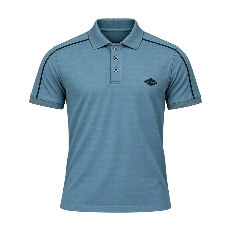 GREY POLO SHIRTS LEISURE FOR MEN 8BX0C02