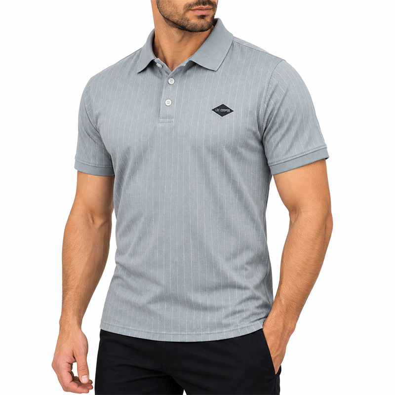GREY POLO SHIRTS LEISURE FOR MEN 8BX0C41