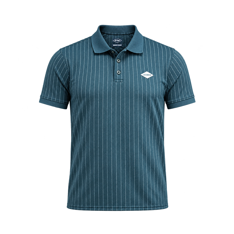 DARK SEA GREEN POLO SHIRTS LEISURE FOR MEN 8BX0N41