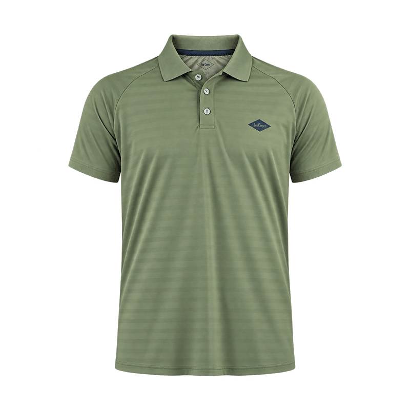 OLIVE POLO SHIRTS LEISURE FOR MEN 8BX0P02