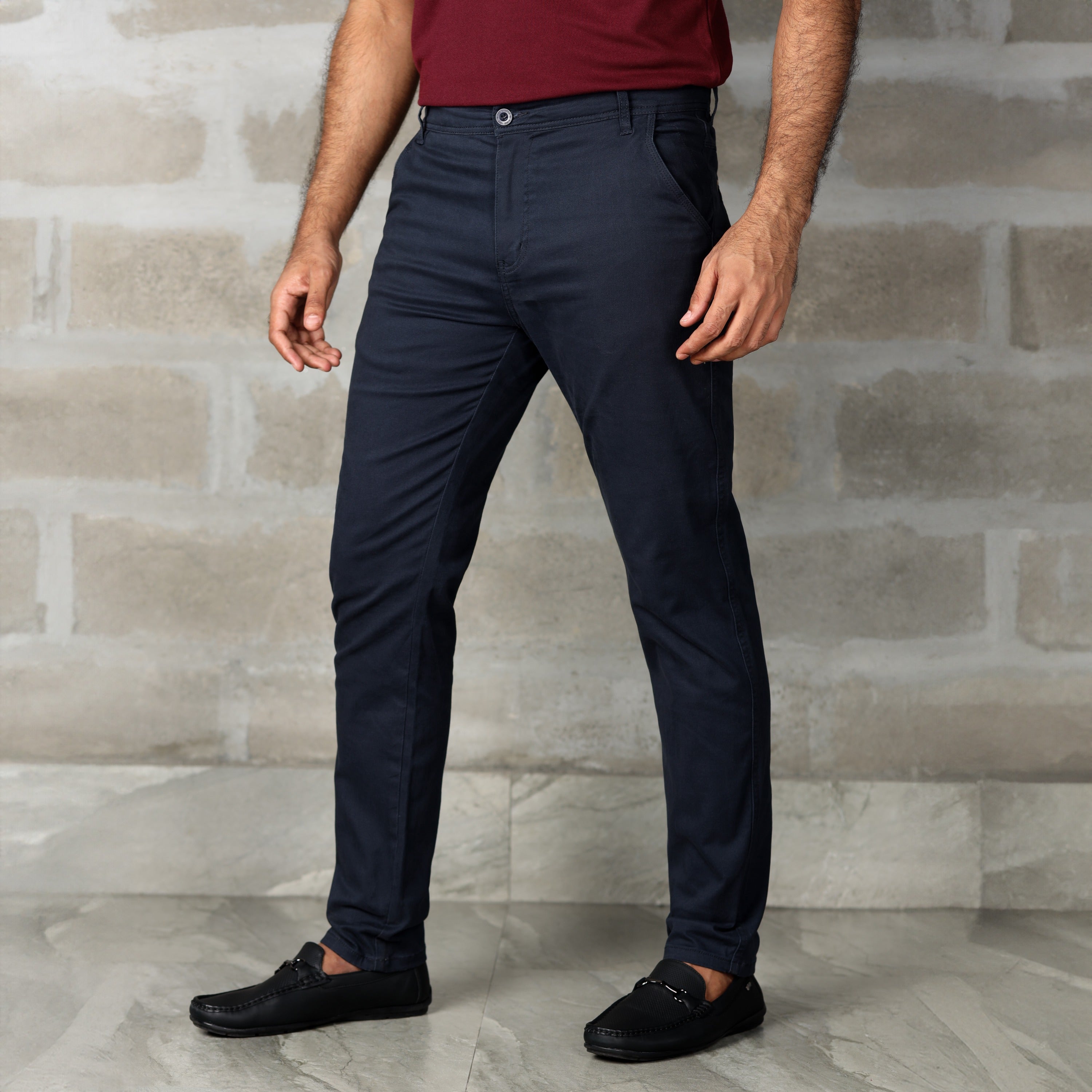 NAVY BLUE GABERDINES  FOR MEN 8LB0R23