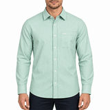 DARK SEA GREEN FULL-SLEEVE SHIRTS FOR MEN 8SE0726