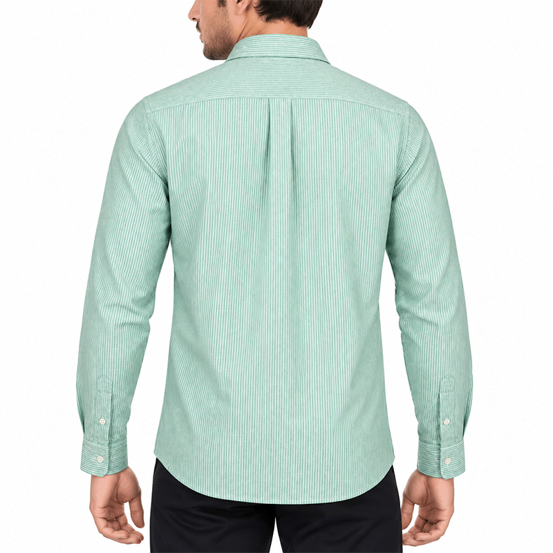 DARK SEA GREEN FULL-SLEEVE SHIRTS FOR MEN 8SE0726
