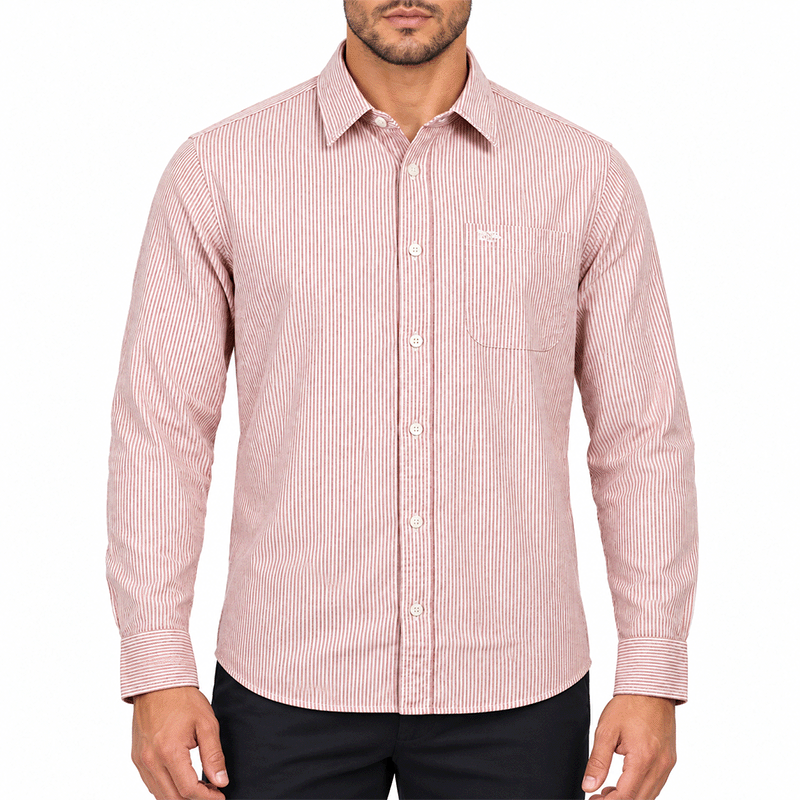ROSE GOLD FULL-SLEEVE SHIRTS FOR MEN 8SE0I26
