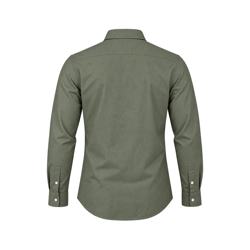 OLIVE FULL-SLEEVE SHIRTS FOR MEN 8SX0201