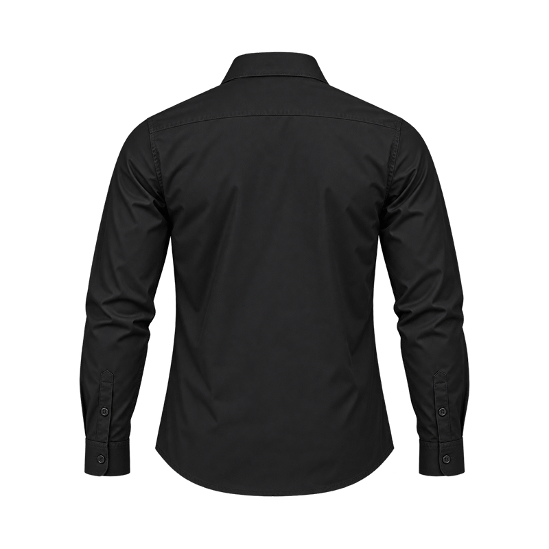 BLACK FULL-SLEEVE SHIRTS FOR MEN 8SX0620