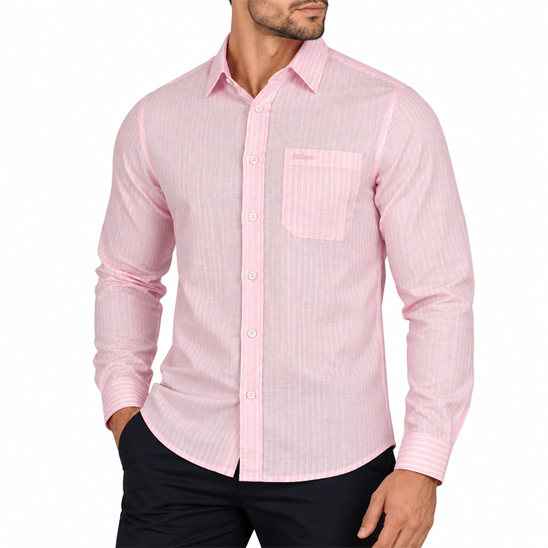 ROSE GOLD FULL-SLEEVE SHIRTS FOR MEN 8SX0K01