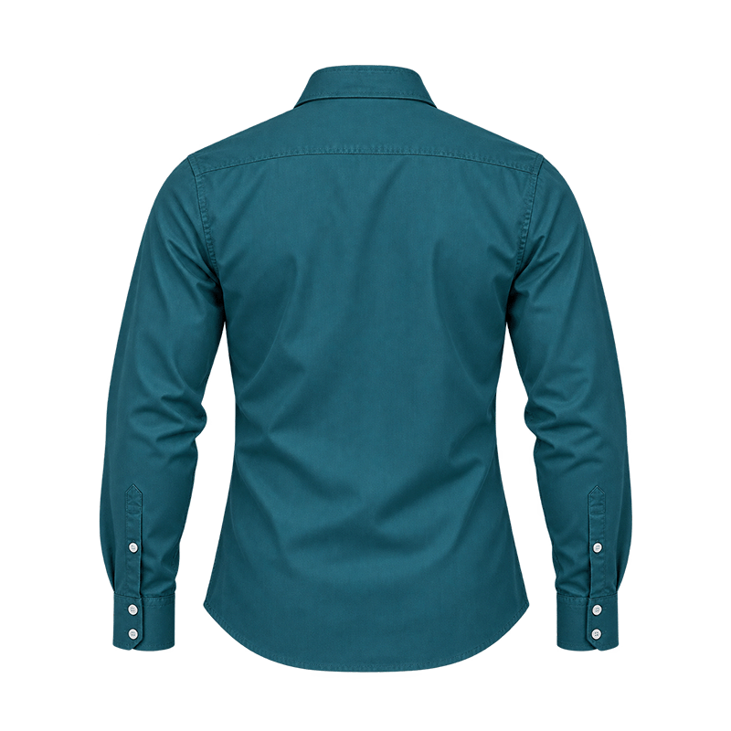 EMERALD GREEN FULL-SLEEVE SHIRTS FOR MEN 8SXCU01